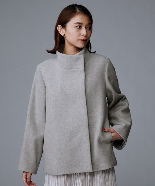 UNTITLED / アンタイトル その他アウター | 【着回しが効く/オンオフアウター】ウールショートコート | 詳細5