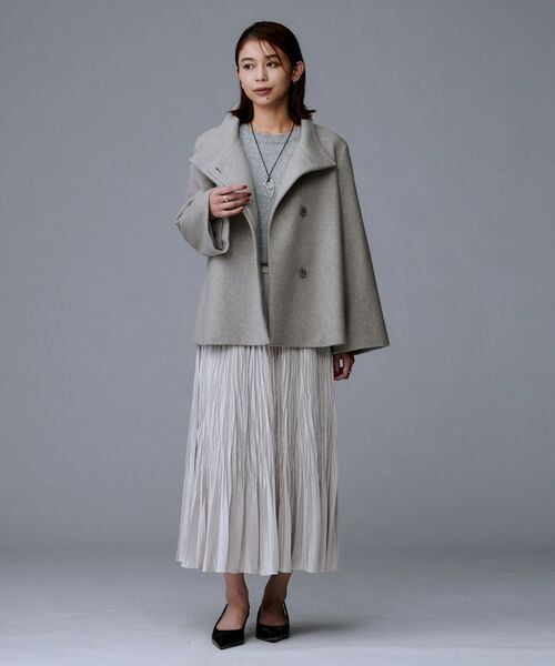 UNTITLED / アンタイトル その他アウター | 【着回しが効く/オンオフアウター】ウールショートコート | 詳細6
