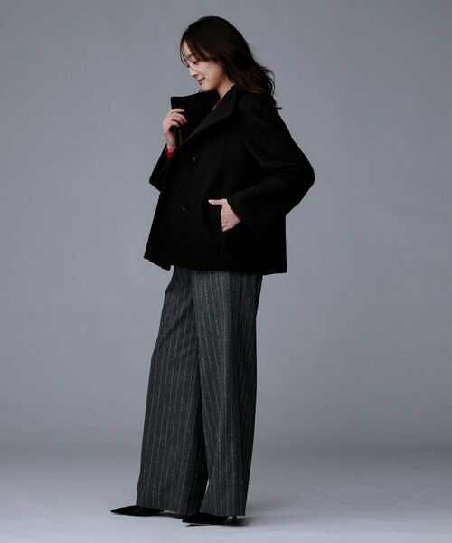 UNTITLED / アンタイトル その他アウター | 【着回しが効く/オンオフアウター】ウールショートコート | 詳細9