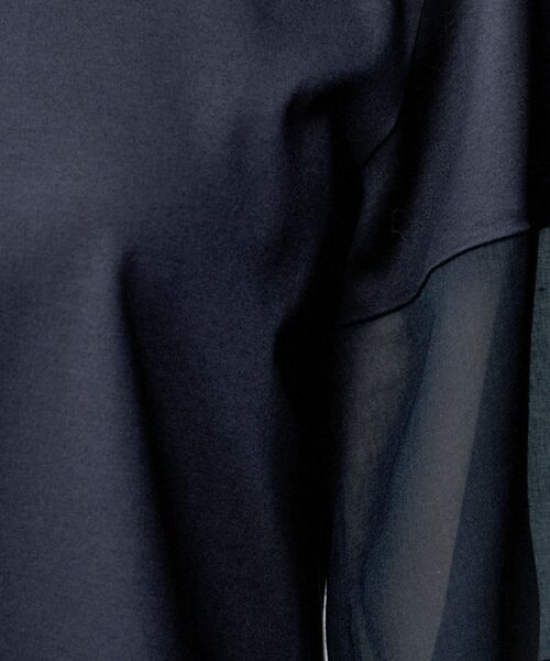 UNTITLED / アンタイトル カットソー | 【一枚で着映える/五分袖】シアースリーブ プルオーバー | 詳細13