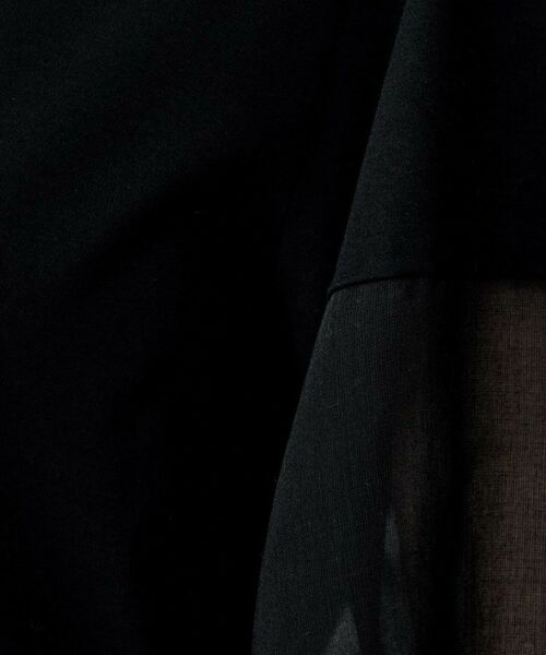 UNTITLED / アンタイトル カットソー | 【一枚で着映える/五分袖】シアースリーブ プルオーバー | 詳細9