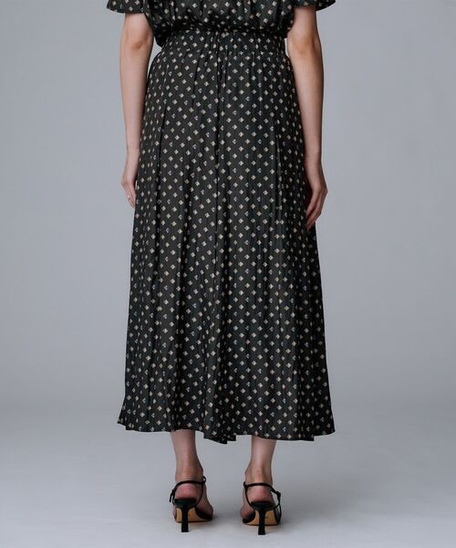 UNTITLED / アンタイトル ショート・ハーフ・半端丈パンツ | 【セットアップ可/ウエストゴム/リラクシー】スクエアジオメ柄スカーチョ | 詳細14