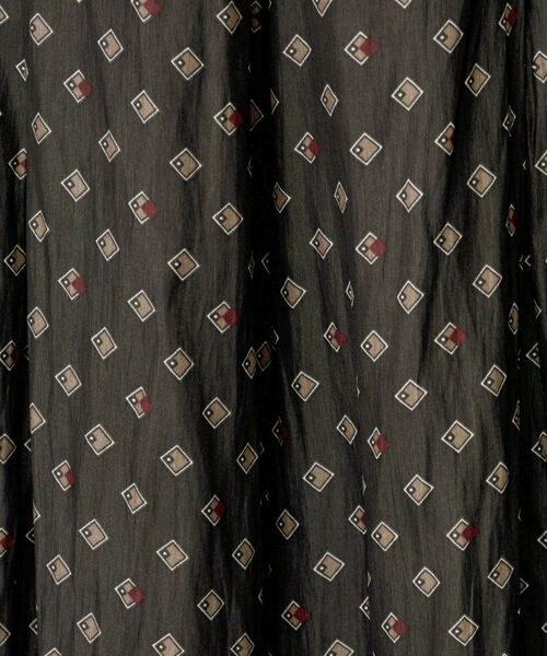 UNTITLED / アンタイトル ショート・ハーフ・半端丈パンツ | 【セットアップ可/ウエストゴム/リラクシー】スクエアジオメ柄スカーチョ | 詳細6