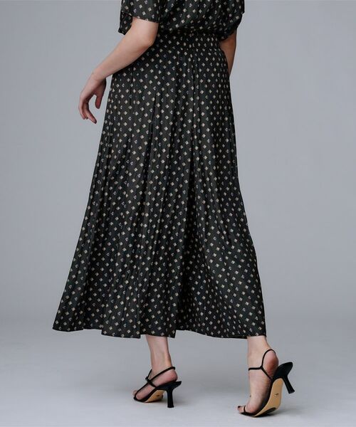 UNTITLED / アンタイトル ショート・ハーフ・半端丈パンツ | 【セットアップ可/ウエストゴム/リラクシー】スクエアジオメ柄スカーチョ | 詳細8