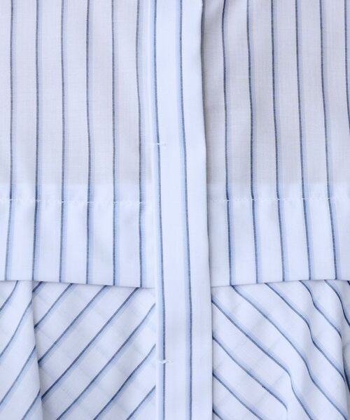 UNTITLED / アンタイトル シャツ・ブラウス | 【短丈/前ボタン/五分袖】ストライプフリルシャツ | 詳細5