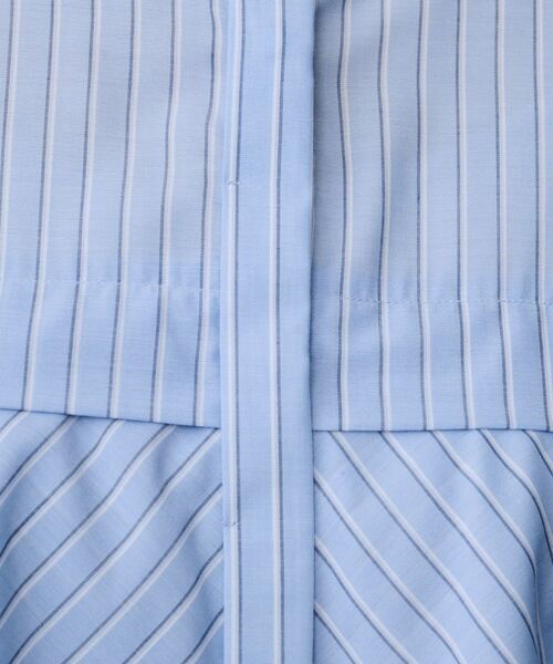 UNTITLED / アンタイトル シャツ・ブラウス | 【短丈/前ボタン/五分袖】ストライプフリルシャツ | 詳細9