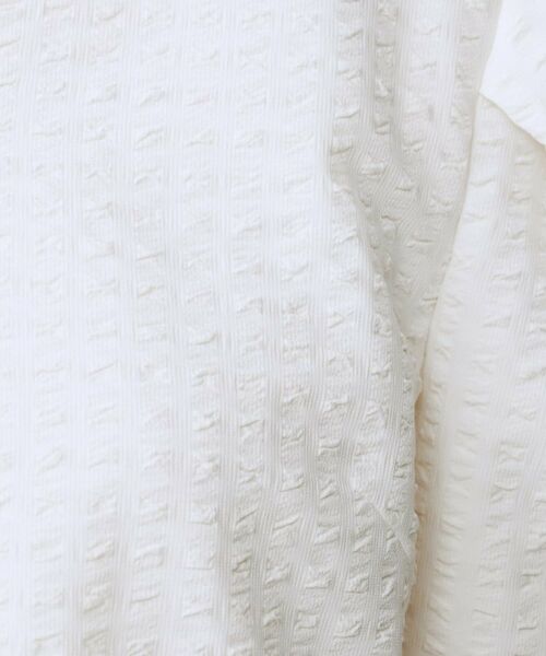 UNTITLED / アンタイトル シャツ・ブラウス | 【吸水速乾/ストレッチ/Vネック】フォルムスリーブ ブラウス | 詳細5