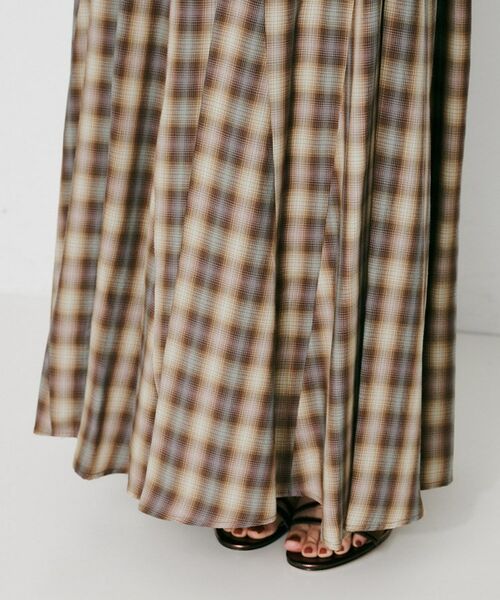 UNTITLED / アンタイトル ロング・マキシ丈スカート | 【Munich】チェックフレアマキシスカート | 詳細10