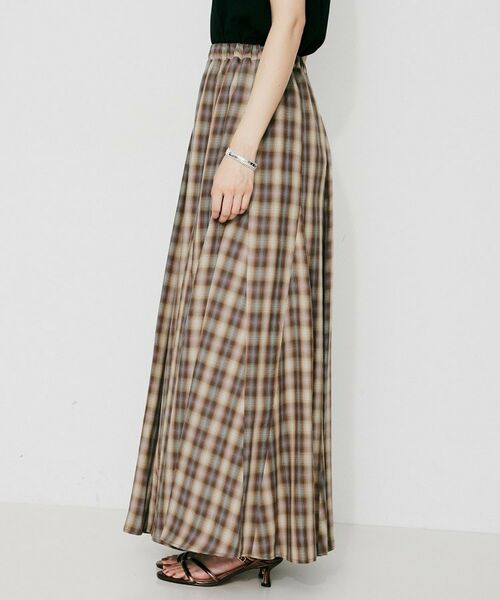 UNTITLED / アンタイトル ロング・マキシ丈スカート | 【Munich】チェックフレアマキシスカート | 詳細7