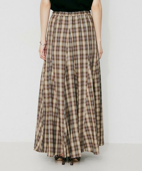UNTITLED / アンタイトル ロング・マキシ丈スカート | 【Munich】チェックフレアマキシスカート | 詳細8