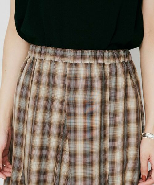 UNTITLED / アンタイトル ロング・マキシ丈スカート | 【Munich】チェックフレアマキシスカート | 詳細9