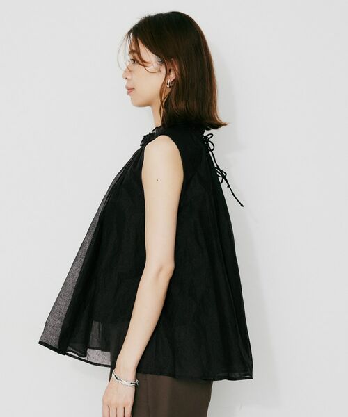 UNTITLED / アンタイトル シャツ・ブラウス | 【MARILYN MOON】シアースターチドコットンギャザーブラウス | 詳細11