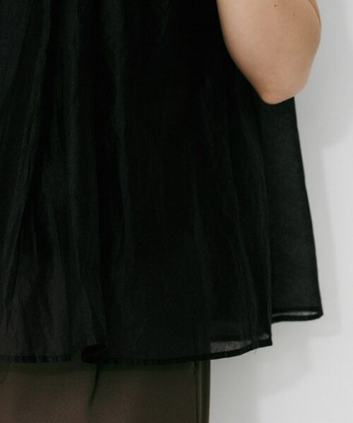 UNTITLED / アンタイトル シャツ・ブラウス | 【MARILYN MOON】シアースターチドコットンギャザーブラウス | 詳細16