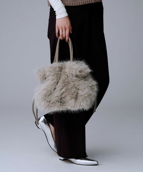 UNTITLED / アンタイトル トートバッグ | 【定番人気!】2Wayドロストフェイクファートート | 詳細11