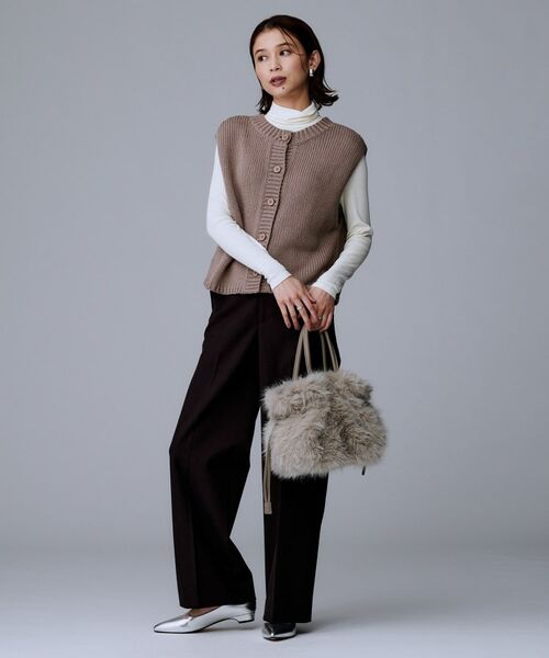 UNTITLED / アンタイトル トートバッグ | 【定番人気!】2Wayドロストフェイクファートート | 詳細12