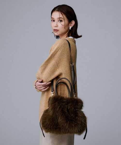 UNTITLED / アンタイトル トートバッグ | 【定番人気!】2Wayドロストフェイクファートート | 詳細16