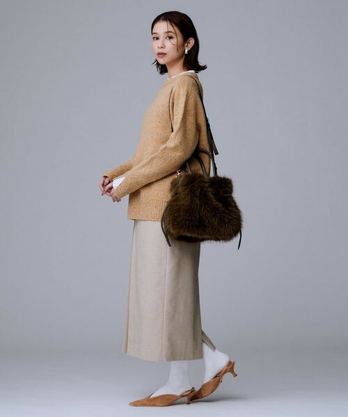 UNTITLED / アンタイトル トートバッグ | 【定番人気!】2Wayドロストフェイクファートート | 詳細17