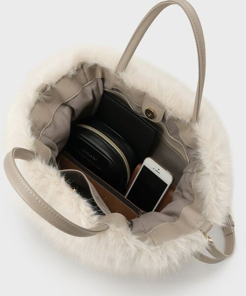 UNTITLED / アンタイトル トートバッグ | 【定番人気!】2Wayドロストフェイクファートート | 詳細8