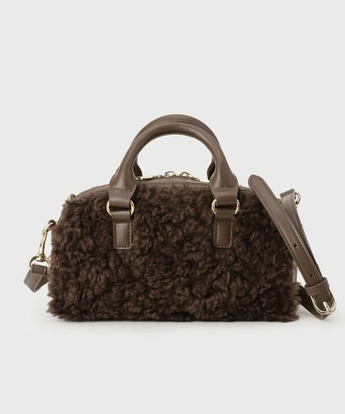 UNTITLED / アンタイトル ボストンバッグ | 【2Way/トレンド】フェイクファーボストンバッグ | 詳細1