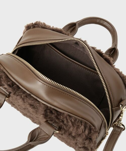 UNTITLED / アンタイトル ボストンバッグ | 【2Way/トレンド】フェイクファーボストンバッグ | 詳細7