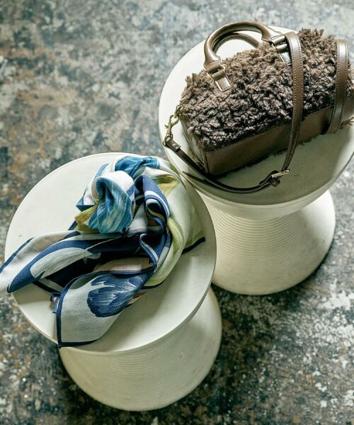 UNTITLED / アンタイトル ボストンバッグ | 【2Way/トレンド】フェイクファーボストンバッグ | 詳細9