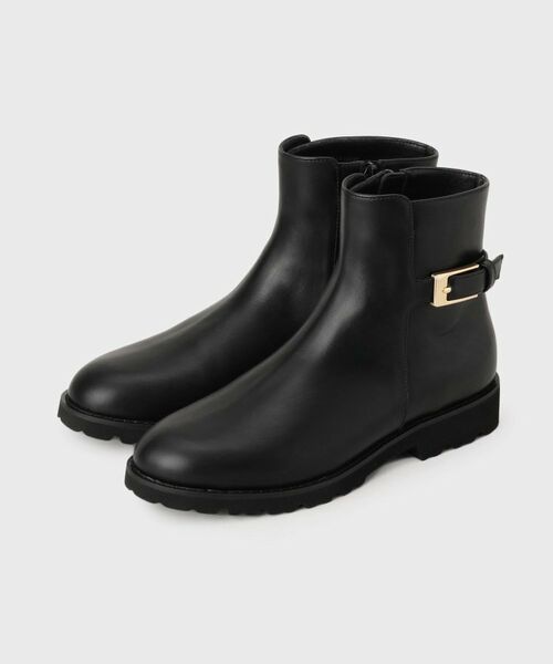 UNTITLED / アンタイトル ブーツ（ショート丈） | 【軽量】バックルジョッキーブーツ | 詳細1