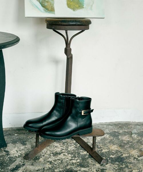 UNTITLED / アンタイトル ブーツ（ショート丈） | 【軽量】バックルジョッキーブーツ | 詳細8