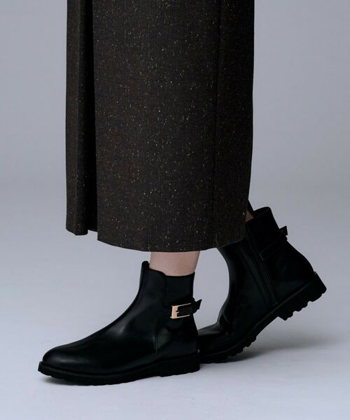 UNTITLED / アンタイトル ブーツ（ショート丈） | 【軽量】バックルジョッキーブーツ | 詳細9