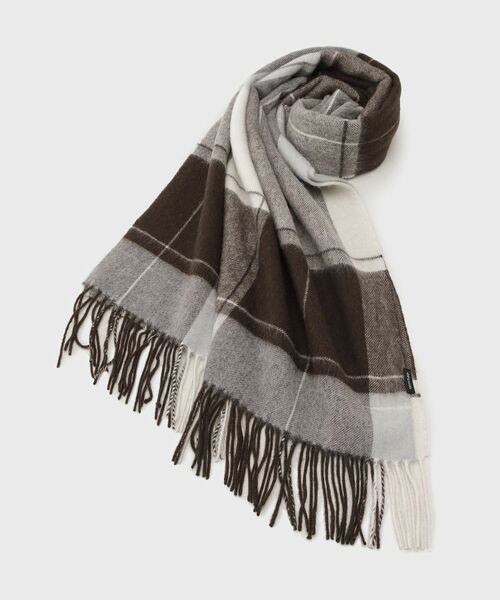 UNTITLED / アンタイトル マフラー・ショール・スヌード・ストール | 【名品／定番人気】ウールチェックストール | 詳細2