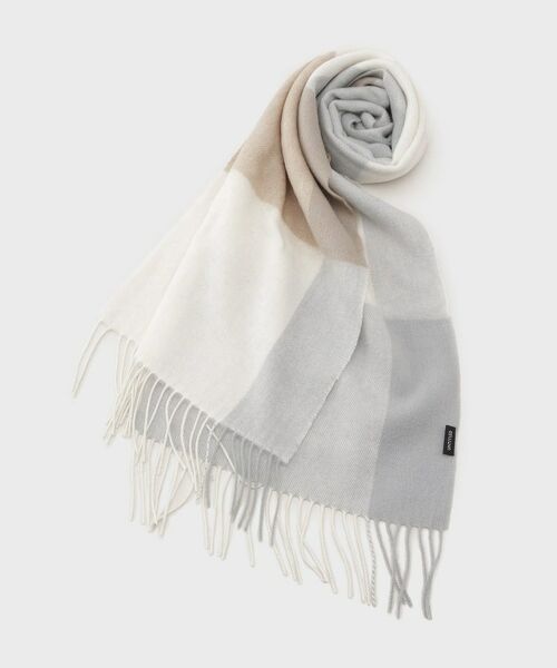 UNTITLED / アンタイトル マフラー・ショール・スヌード・ストール | 【名品／定番人気】ウールチェックマフラー | 詳細1