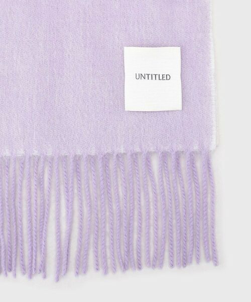 UNTITLED / アンタイトル マフラー・ショール・スヌード・ストール | ウールリバーマフラー | 詳細2