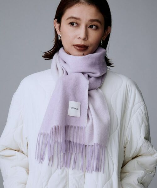 UNTITLED / アンタイトル マフラー・ショール・スヌード・ストール | ウールリバーマフラー | 詳細5