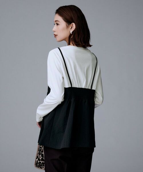 UNTITLED / アンタイトル カットソー | 【洗える/ゆったりシルエット】ビスチェドッキング プルオーバー | 詳細11