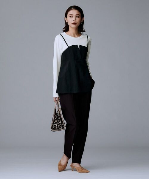 UNTITLED / アンタイトル カットソー | 【洗える/ゆったりシルエット】ビスチェドッキング プルオーバー | 詳細12