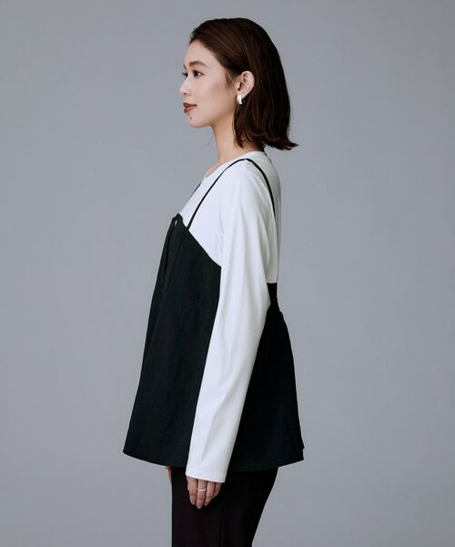 UNTITLED / アンタイトル カットソー | 【洗える/ゆったりシルエット】ビスチェドッキング プルオーバー | 詳細15