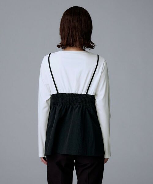UNTITLED / アンタイトル カットソー | 【洗える/ゆったりシルエット】ビスチェドッキング プルオーバー | 詳細16