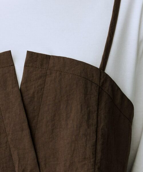 UNTITLED / アンタイトル カットソー | 【洗える/ゆったりシルエット】ビスチェドッキング プルオーバー | 詳細5