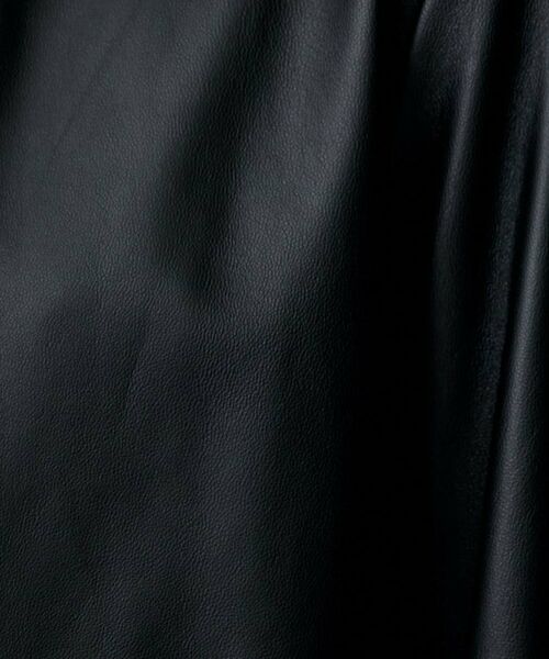 UNTITLED / アンタイトル レザーブルゾン・ジャケット | 【着丈短め/柔らかな質感】ラムレザージャケット | 詳細8