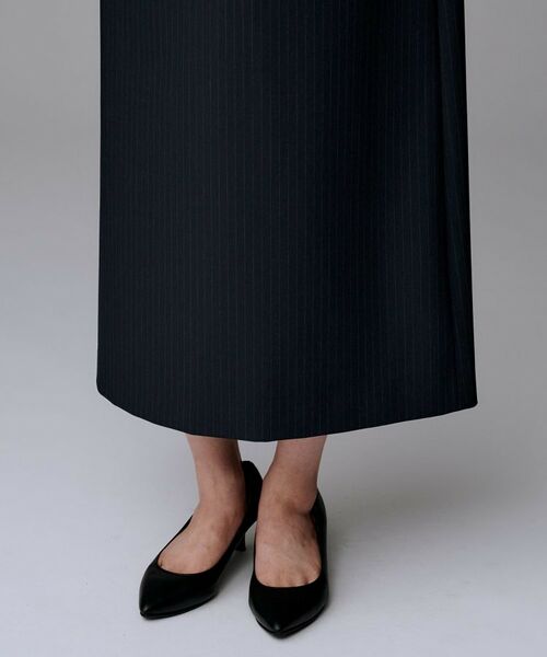 UNTITLED / アンタイトル ミニ丈・ひざ丈ワンピース | 【洗える/ストレッチ素材/通勤】スーツライク ストライプワンピース | 詳細17