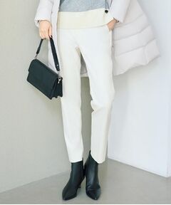 UNTITLED / アンタイトル パンツ | 【暖か素材/ストレッチ性】裏起毛テーパードパンツ