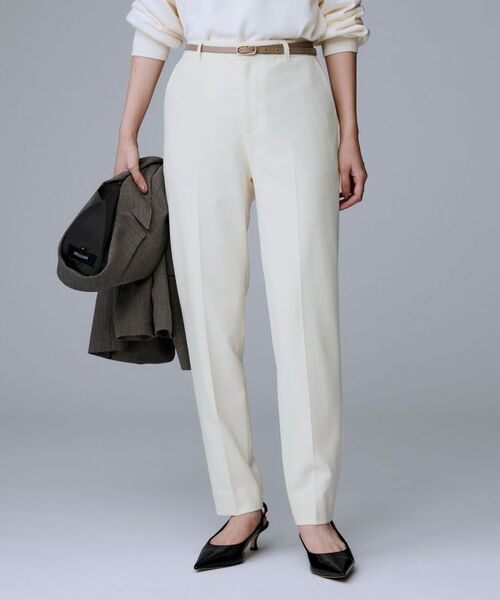 UNTITLED / アンタイトル パンツ | 【暖か素材/ストレッチ性】裏起毛テーパードパンツ | 詳細3