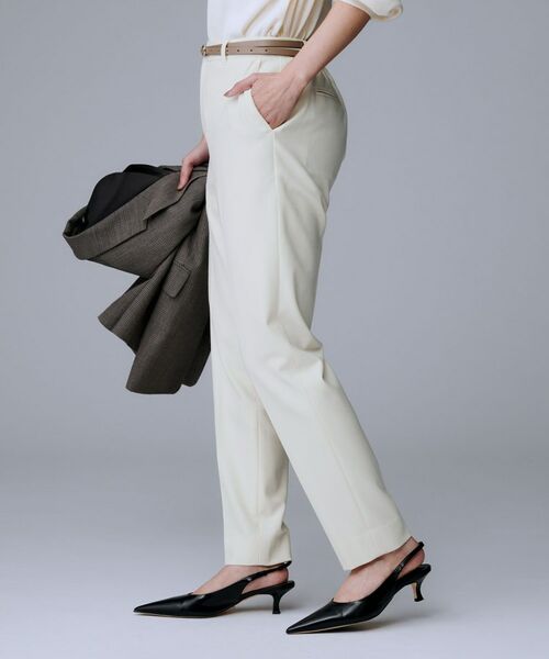 UNTITLED / アンタイトル パンツ | 【暖か素材/ストレッチ性】裏起毛テーパードパンツ | 詳細4