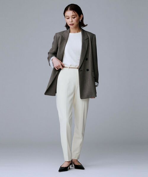 UNTITLED / アンタイトル パンツ | 【暖か素材/ストレッチ性】裏起毛テーパードパンツ | 詳細5