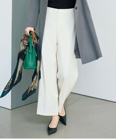 UNTITLED / アンタイトル パンツ | 【暖か素材/ストレッチ性】裏起毛ワイドパンツ