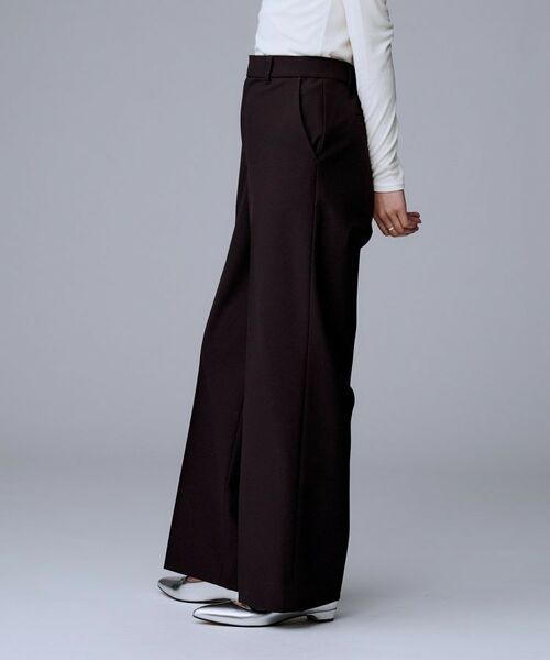 UNTITLED / アンタイトル パンツ | 【暖か素材/ストレッチ性】裏起毛ワイドパンツ | 詳細12