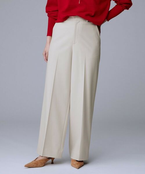 UNTITLED / アンタイトル パンツ | 【暖か素材/ストレッチ性】裏起毛ワイドパンツ | 詳細15