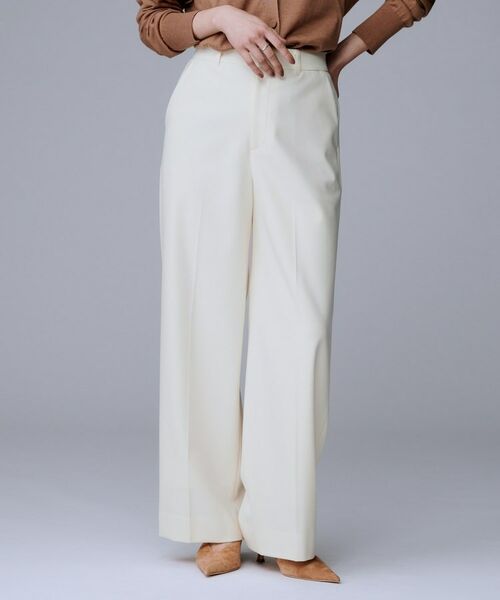 UNTITLED / アンタイトル パンツ | 【暖か素材/ストレッチ性】裏起毛ワイドパンツ | 詳細2