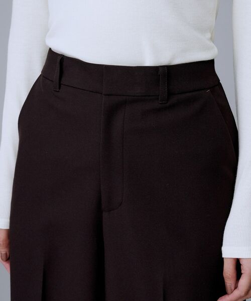 UNTITLED / アンタイトル パンツ | 【暖か素材/ストレッチ性】裏起毛ワイドパンツ | 詳細22