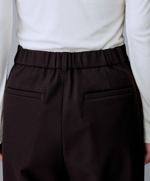 UNTITLED / アンタイトル パンツ | 【暖か素材/ストレッチ性】裏起毛ワイドパンツ | 詳細23