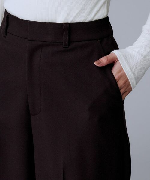 UNTITLED / アンタイトル パンツ | 【暖か素材/ストレッチ性】裏起毛ワイドパンツ | 詳細24